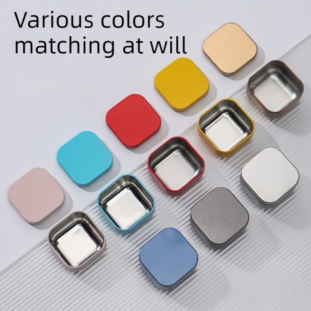Candle Containers - 20개입, 50ml 용량의 사각형 모양의 빈