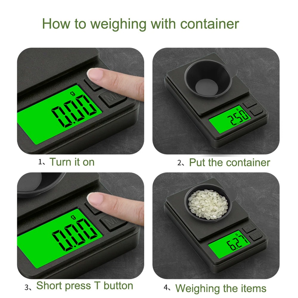 Candle Wax Scale - 정밀 휴대용 저울 1000g X 0.1g