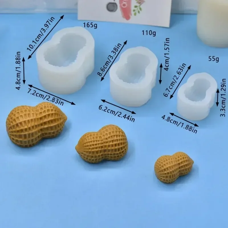 3pcs 2026 최고 품질의 새로운 시뮬레이션 땅콩  - Candle Molds 리뷰 및 가격