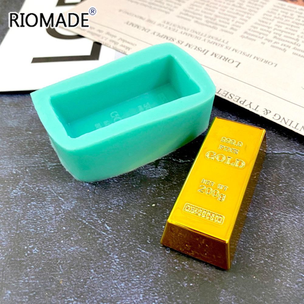 금괴 모양 실리콘 몰드 케이크 장식 도구 초콜릿 수제  - Candle Molds 리뷰 및 가격