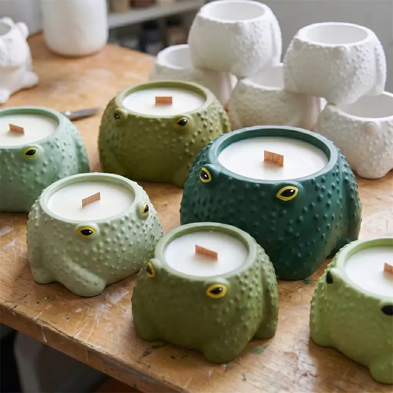 실리콘 캔들 용기 몰드, 프린스 프로그 석고 DIY 수 - Candle Molds 리뷰 및 가격