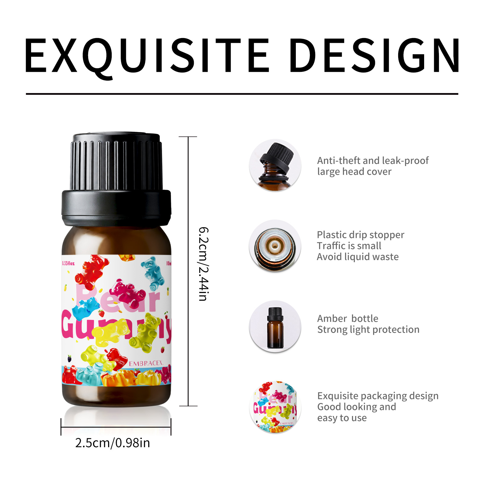 10ml 구미베어 향 오일 달콤한 디퓨저 오일 오래 지 - Candle Fragrance 리뷰 및 가격