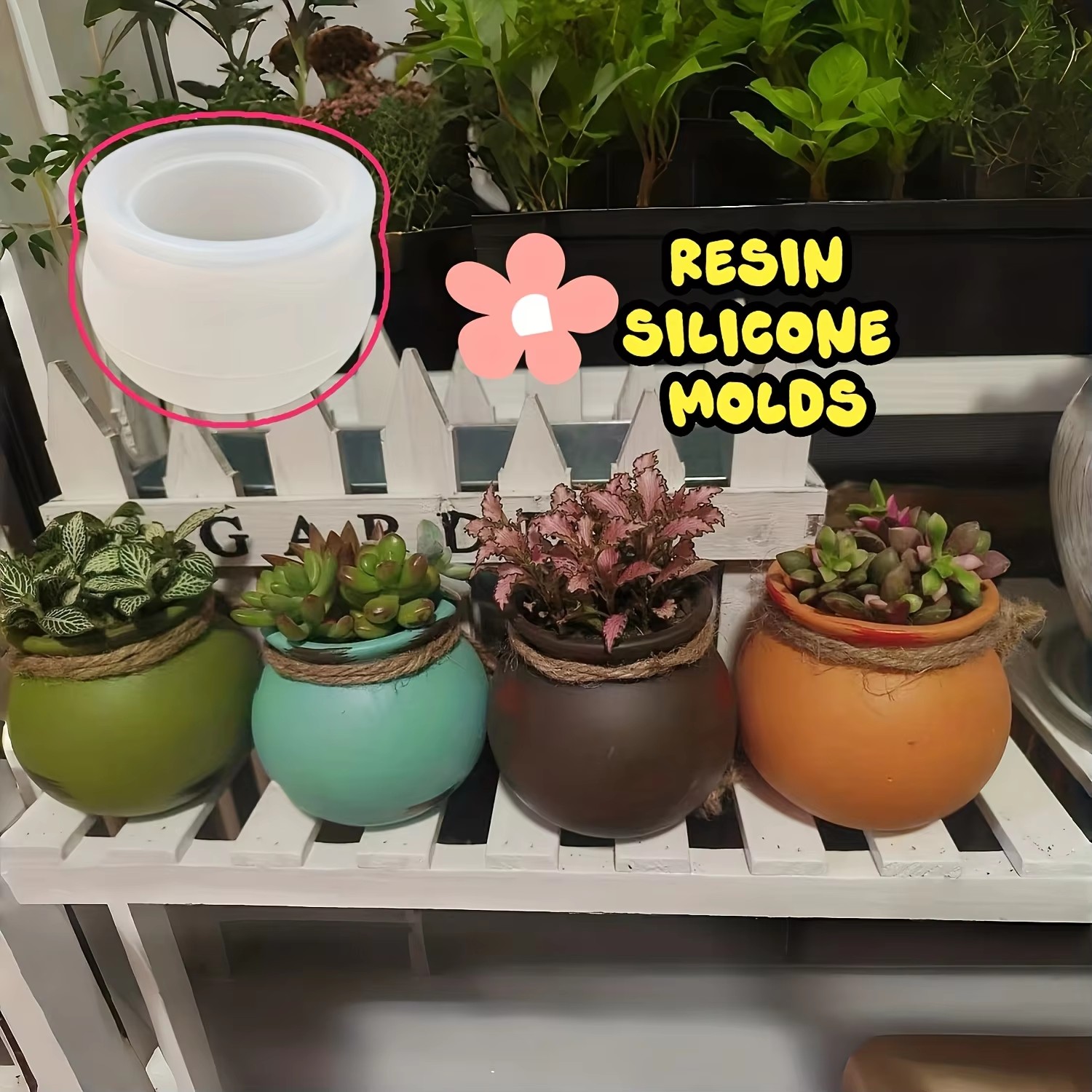 실리콘 화분 몰드, 레진 몰드, 에폭시 몰드, 향초 몰 - Candle Containers 리뷰 및 가격