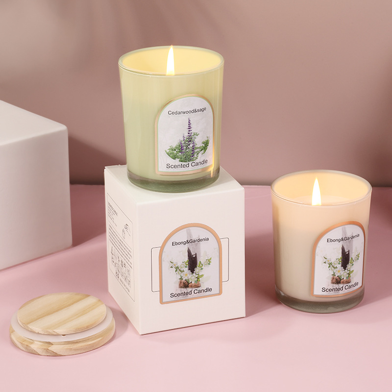 나무 덮개 컬러 유리 향초 도매 맞춤형 가정용 향초 장 - Candle Fragrance 리뷰 및 가격