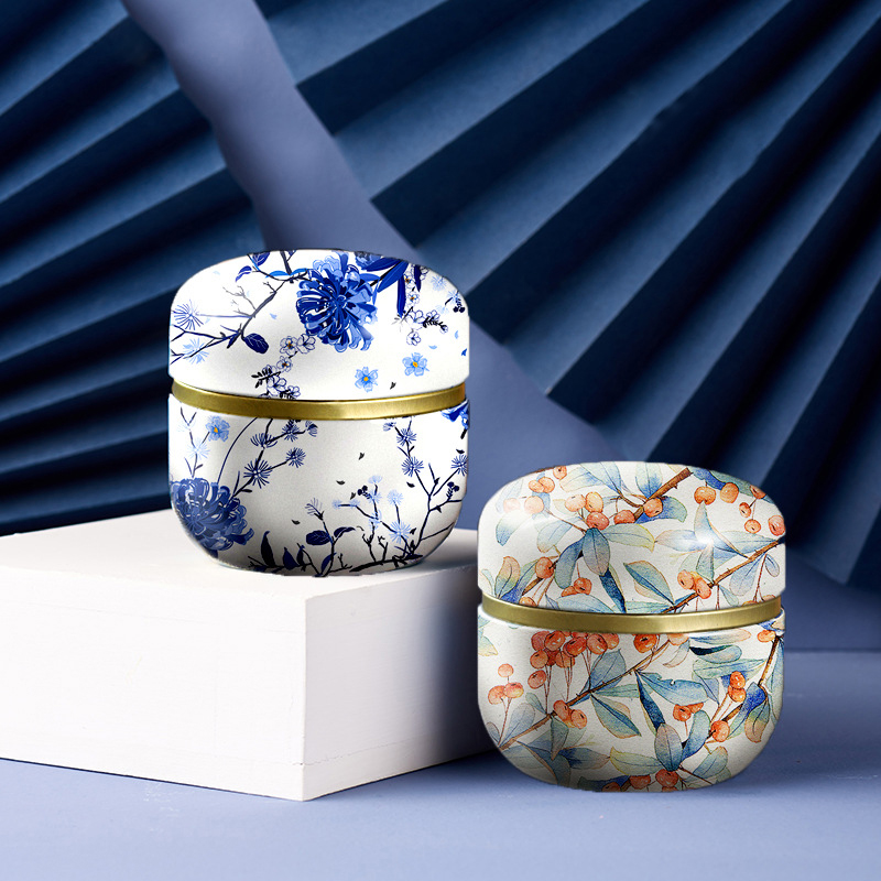 차 용기 양초 캔 차 상자 사탕 간식 작은 원형 캔 미 - Candle Containers 리뷰 및 가격