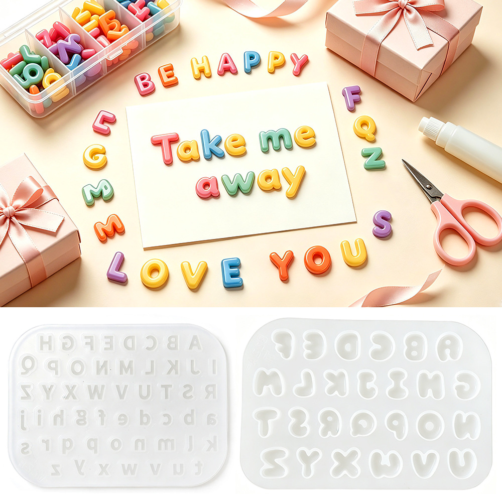 2개 미니 레터 실리콘 몰드 귀여운 미니 알파벳 A-Z - Candle Making Kit 리뷰 및 가격