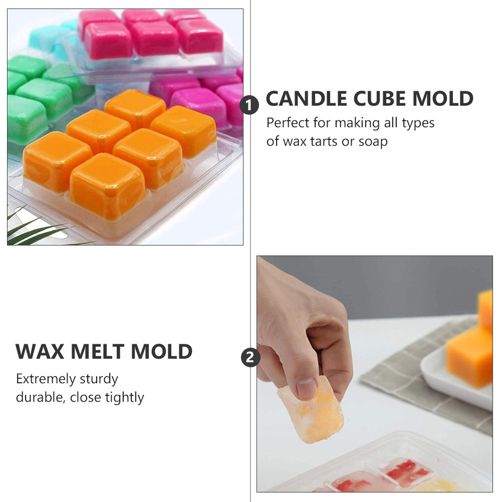 50개입 왁스 멜트용 클램쉘 몰드, 반응성이 없는 견고 - Wax Melts 리뷰 및 가격