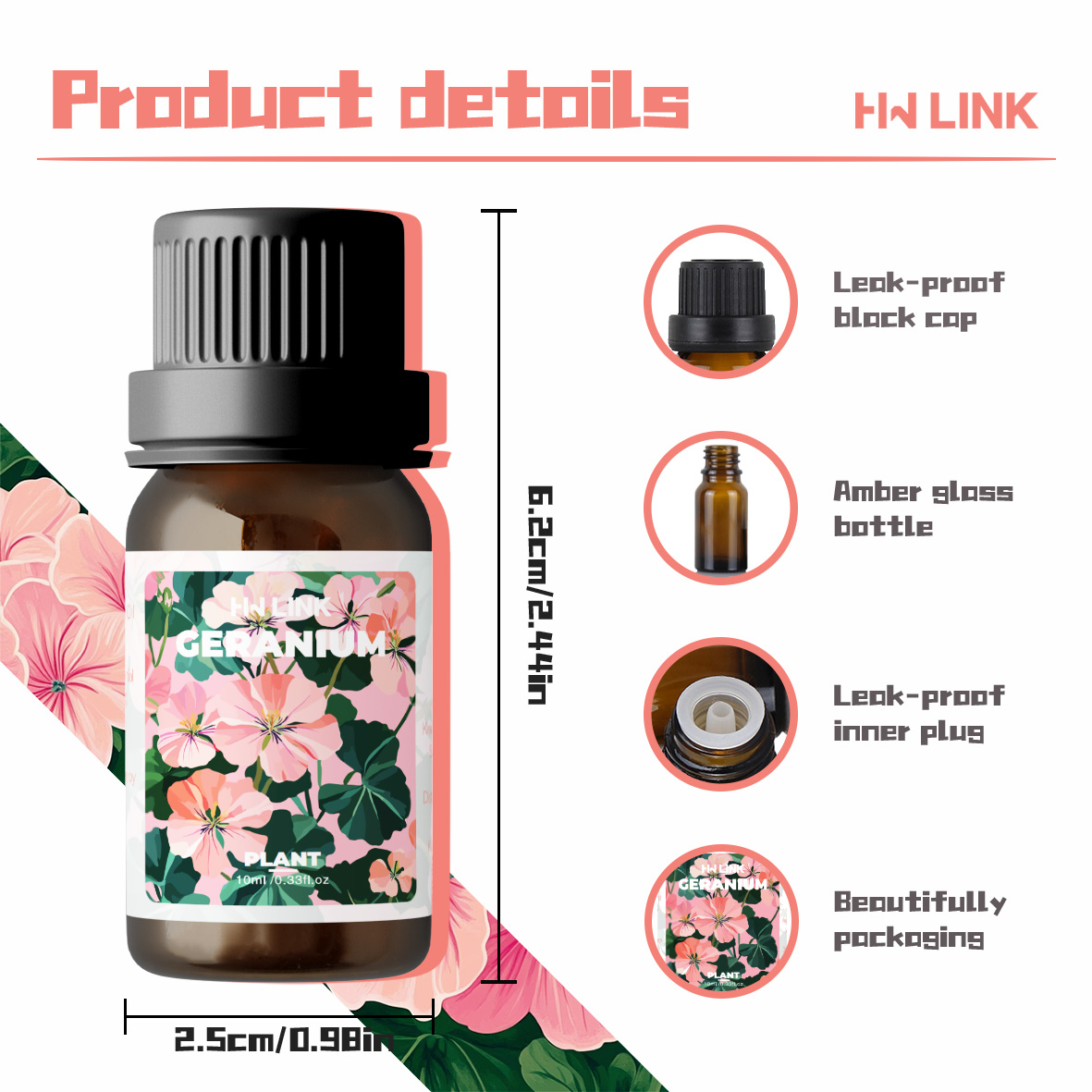 제라늄 에센셜 오일 10ml 순수 천연 오일 - 디퓨저 - Silk Candle 리뷰 및 가격