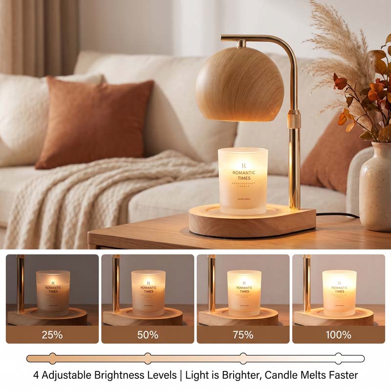 북유럽 미니멀리스트 스타일 높이 조절 가능 무화염 조광 - Silk Candle 리뷰 및 가격